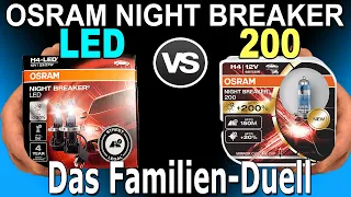 💡 OSRAM Night Breaker LED vs Night Breaker 200 TEST | LED gegen Halogen Vergleich Testbericht