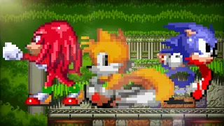 Sonic Megamix Movesets mod in Sonic 3 A.I.R.