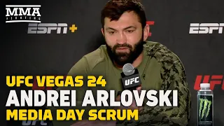 UFC Vegas 24: Andrei Arlovski Feared He Would Be Cut After Loss To Tom Aspinall - MMA Fighting