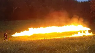 KTP Flammenwerfer 18 (FmW 18) Flamethrower Target Practice