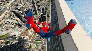 GTA 5 Epic Ragdolls Spiderman Building Fails & Car Crashes Of CALL SPIDEY Episode 09 (funny moments)