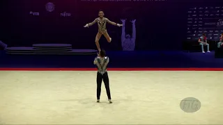 Portugal 1 (POR) - 2021 Acrobatic Worlds, Geneva (SUI) Balance  Mixed Pair