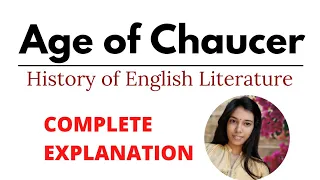 The Age of Chaucer || History of English Literature