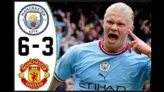 Man City vs Man Uited 6 - 3 All goals Highlights 02/10/2022