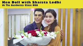 Ken Doll Adnan Zafar with Shaista Lodhi At The Aesthetics Clinic DHA Branch