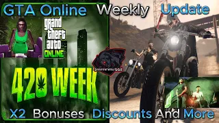 *Newest* Update for GTA Online: X2 Money Discounts and more April 11th to April 24th