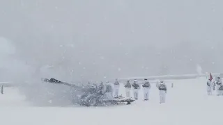 George H. W.  Bush 21 gun salute