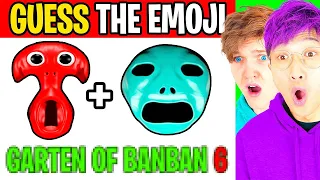 Can You SPOT THE DIFFERENCE + GUESS THE EMOJI!? (GARTEN OF BANBAN 4 vs LANKYBOX!)