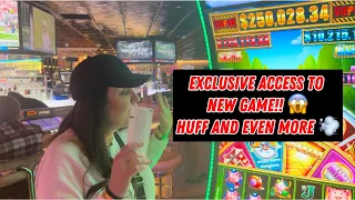 HUFF AND EVEN MORE PUFF | Exclusive New Game at Peppermill 😱