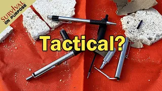 Budget Tactical Pens - Zebra Pens Torture Test