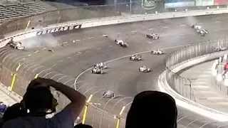 [From The Grandstands] IndyCar Texas RainGuard 600 - THE BIG ONE! 9 Car Crash + BigHoss TV Replays