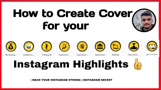 How to Make Instagram Highlight Covers For Free using Canva | How to make cover for  highlights