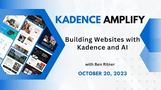 Building Websites with Kadence and AI with Ben Ritner