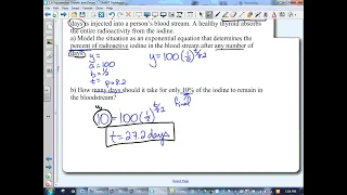 Math 30-1 Lesson 1.6 - Exponential Growth/Decay