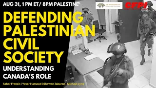 Defending Palestinian Civil Society: Understanding Canada's Role