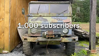 I bought a broken Mercedes UNIMOG 404 (Made it run + Walkaround)