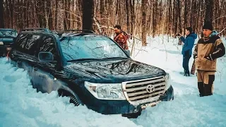 КРУЗАК ПОЕХАЛ ЗА УАЗОМ. Toyota Land Cruiser 200 - БЕЗ УАЗОВ НИКУДА! OFFROAD в СНЕГУ