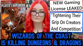 DEATH Of Dungeons & Dragons | New OGL 1.1 Screws Over Creatives & WOTC Can BAN Your Content