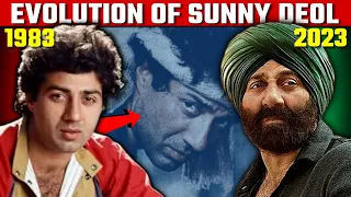 Evolution of Sunny Deol (1983-2024) • From "Betaab" to "Baap" | 40 Years Journey