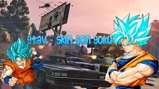 GTA5 - Skin SonGoku (super saiyan god)