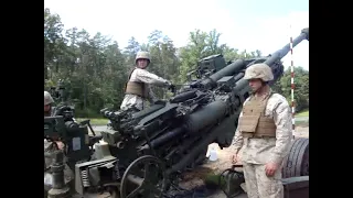 Shooting the M198 Howitzer (god's gun) like a dingbat!