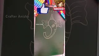 S= Easy Ganesha drawing for kids #satisfying #shorts