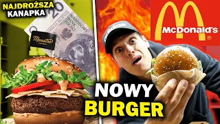 Testuje nowego burgera z McDonalds! 20zł za kanapkę! 😮