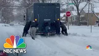 Monster Winter Storm Moves East | NBC Nightly News