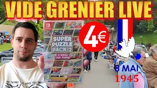 VIDE GRENIER LIVE : MON PREMIER JEU SWITCH AVEC 5€ EN POCHE
