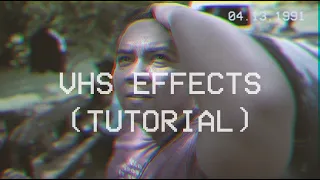 How to Edit VHS Look Effect Tutorial (no plugins) | Premiere Pro CC 2019