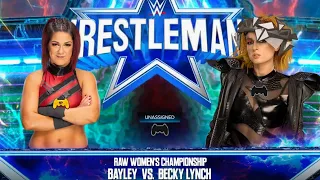 WWE 2K23 Women's Championship Bayley vs Becky Lynch WrestleMania Next Gen P55 Gameplay 1080P 60FPS