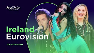 🇮🇪 Ireland in Eurovision: Top 11 (2023-2013)