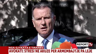 Report TV - Lihet në burg Stresi, avokati: U kap i zhveshur, ku e kishte armën?