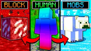 Minecraft Manhunt, But I'm A SHAPESHIFTER