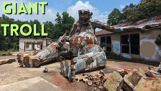 I Met a Giant Troll! - Big Rusty New Art Installation