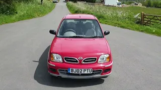 Nissan Micra 1.0 VIBE Petrol 2002 K11 model finished in bright solid Red ❤️