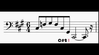 Baritone voice low note C#2 (Chest voice, without vocal fry)