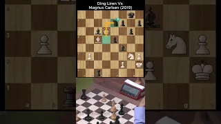 Brilliancy From Ding Liren Vs Magnus Carlsen (2019)