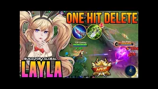 17 Kills + MVP!! Speed & Critical Build Layla Late Game Monster - Build Top 1 Global Layla ~ MLBB