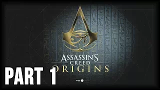 Assassin’s Creed Origins - 100% Walkthrough Part 1 [PS4] – Intro (Hard)