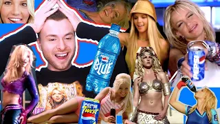 EVERY BRITNEY SPEARS PEPSI COMMERCIAL [REACTION]