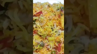 Mix Vegetable BiryaniMix Veg Biryani Recipe | Vegetable Dum Biryani|YouTube Shorts|Biryani Recipe