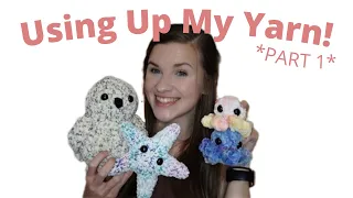 Using Up My Yarn- Part 1!! Crochet With Me Stash Busting Projects!