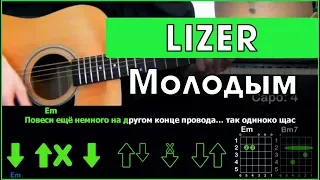 LIZER - Молодым | Разбор песни на гитаре | Табы, аккорды и бой