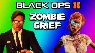 Black Ops 2 Zombies Strategy FAIL! - Buried 2v2 Grief Starting at Round 20 (Funny Moments)