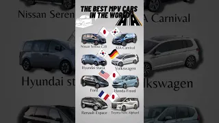 The Best MPV Cars In The World | #shorts