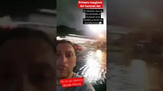 huracán Ian en directo desde Miami florida.Primeras imágenes del huracán, está cerca😱 #huracan #ian