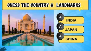 The Ultimate Famous Landmarks Quiz |  Discover Your Country's Iconic Sites!🌍"