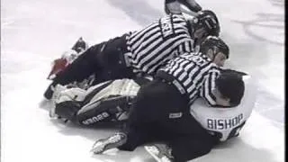 Ben Bishop Tornado Hockey Fight