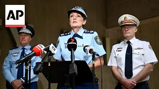 Australian police declare Sydney church stabbings a 'terrorist incident'